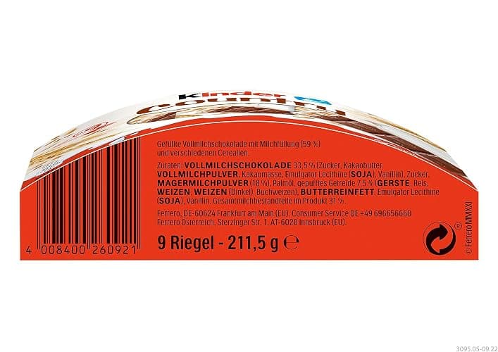 Kinder Country Riegel, 9 Riegel, 212 g thumbnail 6