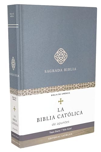 Biblia Católica de apuntes, Tapa dura/tela, Azul, Comfort Print (Spanish Edition) - Image 1