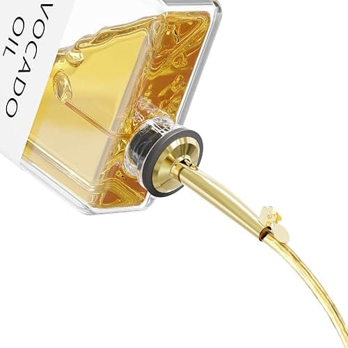 Kitchen Cooking Oil Dispenser Set, Olive Oil & Vinegar Bottles, Soy Sauce Dispenser - 4 Pieces, Gold, Elegant Book Design, Durable, Leak-Proof, Easy-Pour Spouts, Perfect for Kitchen, Dining Table thumbnail 4