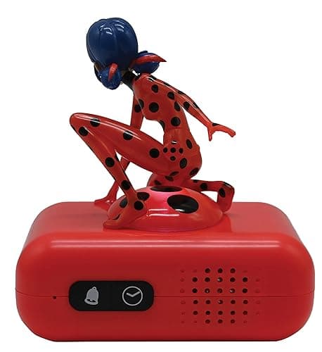 LEXiBOOK - Miraculous Digital Alarm Clock with Night Light Snooze, Clock, Luminous Ladybug, Red Colour - RL800MI thumbnail 5