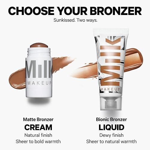Milk Makeup Matte Bronzer – Buildable Cream Bronzer Stick with Mango Butter + Apricot Oil – Hydrating, Multi-Use Formula for a Sunkissed Glow thumbnail 7