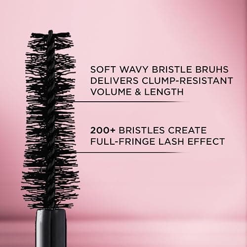 L'Oreal Paris Voluminous Lash Paradise Waterproof Mascara, Blackest Black, 0.25 Fl Oz (Pack of 1) Packaging May Vary thumbnail 5