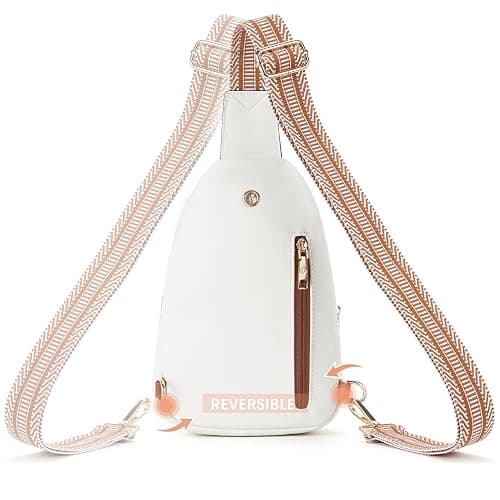 BOSTANTEN Small Sling Bag for Women Leather Crossbody Bags Fanny Pack Chest Bag for Travel thumbnail 7