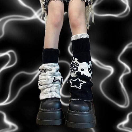 Leg Warmers for Women Winter Leg Warmers Y2k Cute Knit Long Socks for Girls thumbnail 4