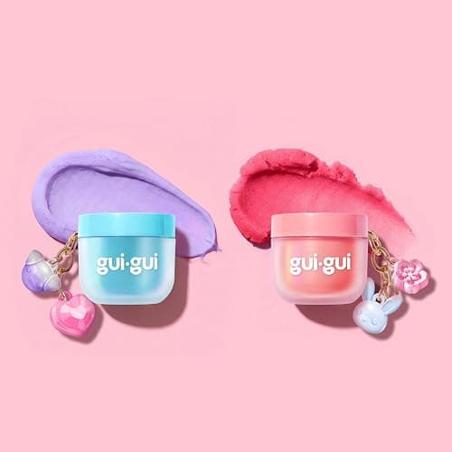 GUI GUI Mini Bundle Pack Slime Kit, Scented Slime for Kids 6+ | 4 collectible minis with gloss, butter, fluffy cloud slime, and clear textures plus charm clips, birthday gifts for girls 6+ thumbnail 6