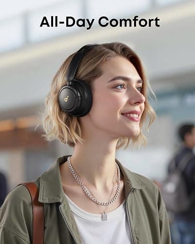 Soundcore Q30 by Anker, Hybrid Active Noise Cancelling Headphones, Multiple Modes, Hi-Res Audio, Custom EQ via App, 50H Playtime, Comfortable Fit, Bluetooth, Multipoint Connection thumbnail 5