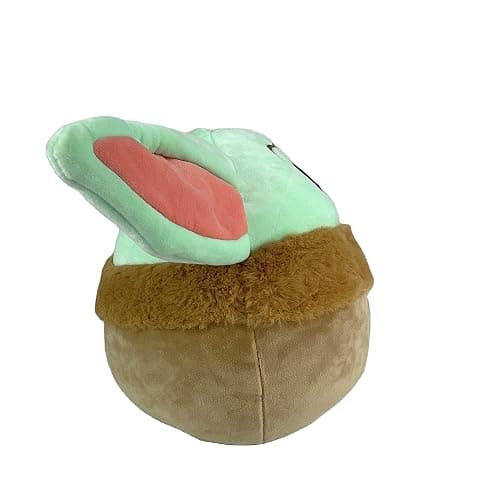 Leong Products Baby Yoda Squish Plush Toy, Grogu Stuffed Animal Kids Plushie, The Child Mandalorian Soft Kawaii Pillow Doll Gift Light Green (Small) thumbnail 4