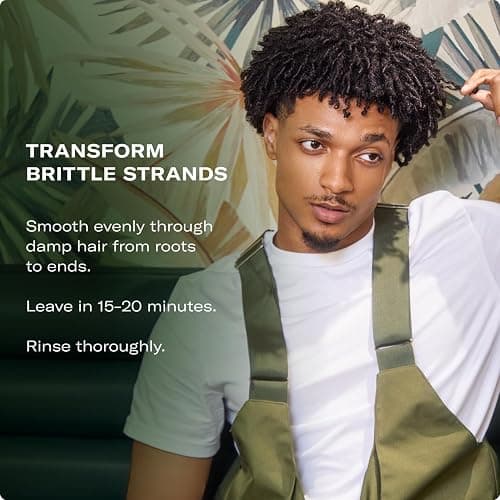 Mielle Organics Rosemary Mint Strengthening Hair Mask for Damaged Hair - Deep Conditioning Treatment Enriched with Biotin, Honey & Coconut Oil - Helps Encourage Longer, Healthier Strands (12 Oz) thumbnail 6