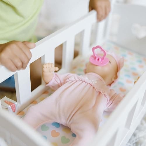 Melissa & Doug Mine to Love Wooden Play Cradle thumbnail 5
