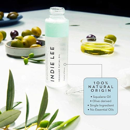 Indie Lee 100% Squalane Oil - Daily Face Oil & Hydrating Moisturizer for Dry Skin, Fine Lines and Wrinkles - Even Skin Tone, Brighten & Improve Texture (30ml) thumbnail 3