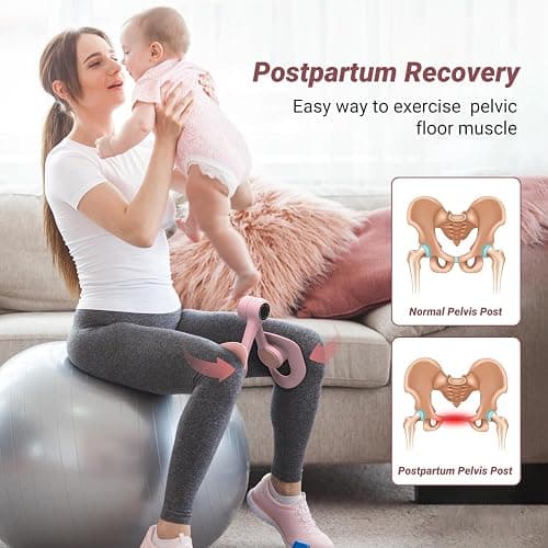 MERACH Pelvic Floor Exercise Devices, Thigh Trainer, Inner Thigh Exerciser | Easy Shaping, Quickly Activates Floor Muscles, 360° Rotation and High-Quality Materials, Suitable for Everyone thumbnail 3