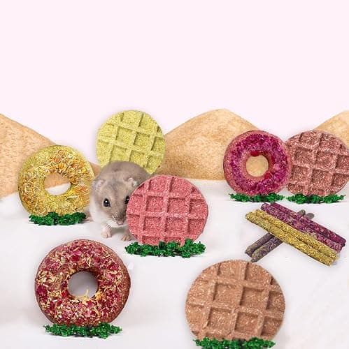 Dbeans Flourishing Rabbit Chew Toys 20PCS, Various Tastes, Rabbit Treats and Toys for Bunnies and Guinea Pigs, Promotes Dental Care and Digestion thumbnail 3