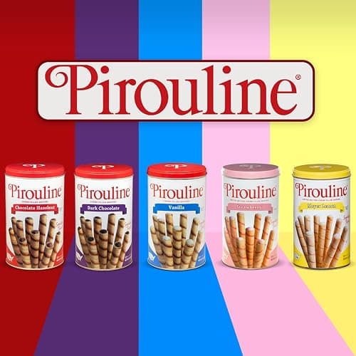Pirouline Rolled Wafers – Chocolate Hazelnut – Rolled Wafer Sticks, Crème Filled Wafers, Rolled Cookies for Coffee, Tea, Ice Cream, Snacks, Parties, Gifts, and More – 3.25oz Tin 4pk thumbnail 6