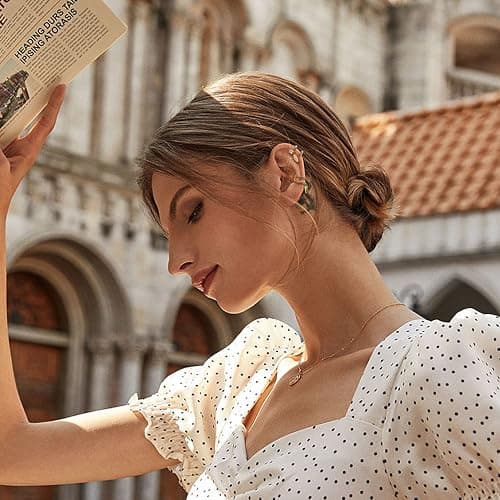 HAIAISO 18 Pcs Gold Ear Cuffs for Women Non Piercing Adjustable Ear Cuff Earrings Clip On Cartilage Helix Wrap Ear Jewelry Set - Gold thumbnail 3