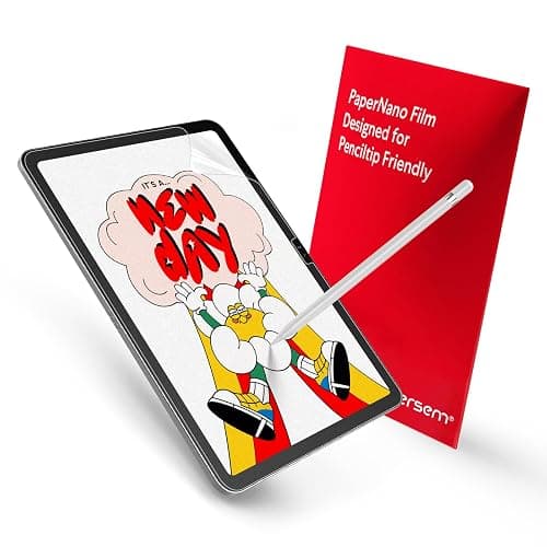 BERSEM 2 Stück Papier Schutzfolie Kompatibel mit iPad (A16) 11./10. Gen (2025/2022) & iPad Air 11 Zoll M4/M3/M2 (2026/2025/2024), Mattes PET Folie zum Zeichnen, Blendschutz, Schreiben wie Papier - Image 1