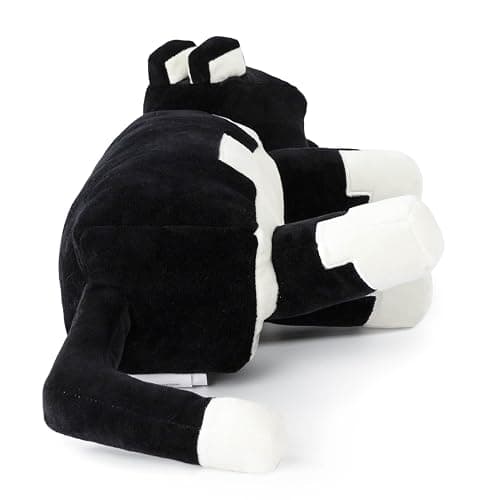 Minecraft Tuxedo Cat Plush Pillow Buddy - Super Soft Gamer Stuffed Animal - Polyester Microfiber, 18 Inches thumbnail 3