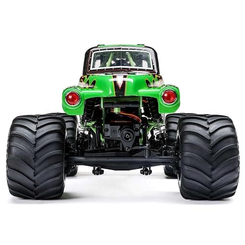 Losi 1/18 Mini LMT Grave Digger 2S 4X4 RTR Brushed Monster Truck Battery & Charger Included Green LOS01026T1 thumbnail 9