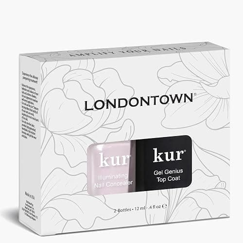 LONDONTOWN kur Nail Conceal & Go Duo Set, Includes Nail Illuminating Concealer & Gel Genius Top Coat, 2 Piece Set, 0.4 Fl Oz thumbnail 7