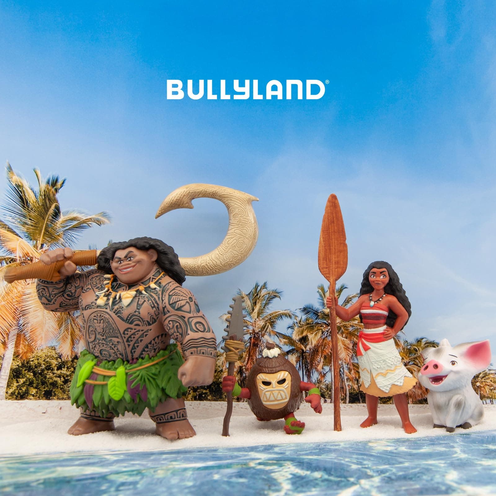 Bullyland 13187 - Play Figure, Walt Disney Vaiana, Pig Pua, Approx. 4.5 cm, Ideal as Cake Figure, Detailed, PVC-Free, Great Gift for Kids to Play Imaginatively thumbnail 6