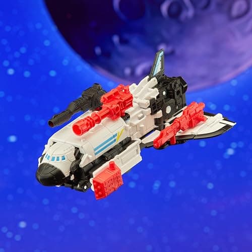 Transformers Legacy United Leader Class Galaxy Shuttle, 7.5-inch Converting Action Figure, for Boys and Girls Ages 8+ | Shuttle and Train and Robot, 5 Blasters Combine, Launchpad Stores Accessories, Ages 8 Plus thumbnail 8