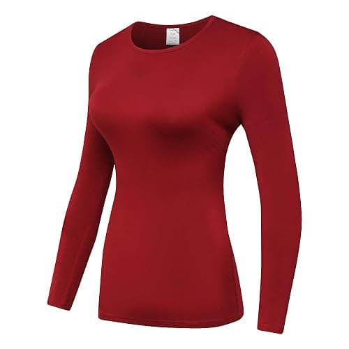 OThread & Co. Women's Long Sleeve T-Shirt Comfy Underscrub Tee Basic Stretch Layer thumbnail 2