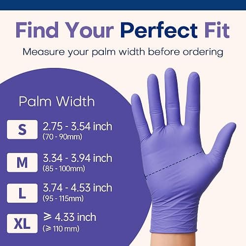 Supmedic Medical Soft Max™ Nitrile Disposable Gloves, 100 ct Latex-Free Powder-Free Chemo Rated Food Safe Cleaning Exam Glove thumbnail 6