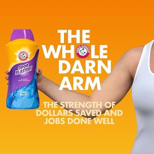 ARM & HAMMER Odor Blasters In-Wash Scent Booster, Laundry Scent Booster Fresh Burst Scent, 45 Oz thumbnail 2