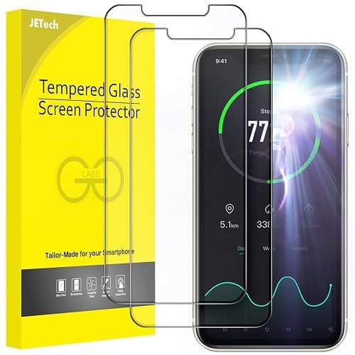 JETech Matte Screen Protector for iPhone 11/iPhone XR 6.1-Inch, Anti-Glare 9H Tempered Glass Film, Anti-Fingerprint Smooth Touch, 2-Pack - Image 1