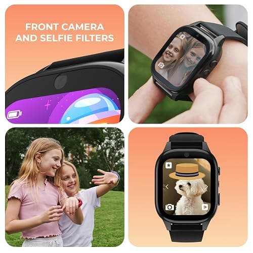 PlayZoom 4 Kids Smartwatch, Educational Tech Toy – 25+ Games, Selfie Camera, Audiobooks, Step Tracker, Water‑Resistant, Parental Controls, Long Battery, Ages 4‑12 (Navy Dinosaurs) thumbnail 6