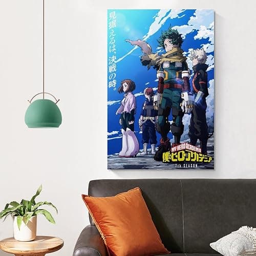 My Hero Academia Decorative Painting Canvas Wall Art And Art Picture Print - Modern Family Bedroom Decor - 08x12in (20x30cm) thumbnail 4
