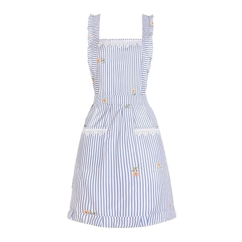 Funny Aprons for Women with Pockets, Kitchen Cooking Grilling Bbq Cute Chef Apron, Mothers Day Birthday Gifts for Women - Image 1