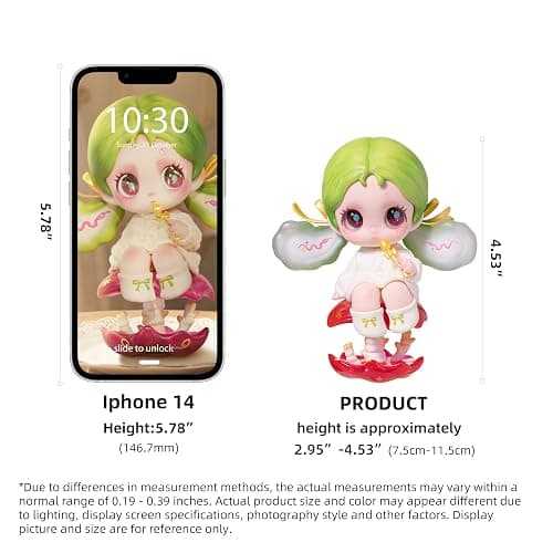 POP JOY Blind Box PVC Figure, Kawaii Girl Collectible Toy (1 Random Box) | Surprise blind box PVC figure with cute girl design, includes ID card. Kawaii collectible toy gift thumbnail 3