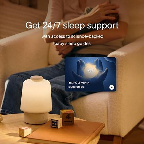 Hatch Baby Sound Machine, Night Light | Sleep Support | Registry Essential, Routine Builder, Time-to-Rise Alarm Clock, White Noise, Nursery Stories, Toddler Kids (Wi-Fi) (Greige) thumbnail 7