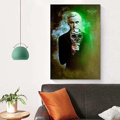 WENIN Tom Felton Draco Malfoy Canvas Art Poster and Wall Art Picture Print Modern Family bedroom Decor Posters 16x24inch(40x60cm) thumbnail 2
