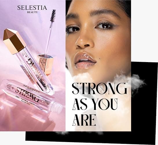 SELESTIA BEAUTY Clear Eyebrow Gel – Long-Lasting Formula for Strong Hold & Natural Finish, Clump & Flake Free – Taming & Defining Brow Lamination Gel, 0.095 fl.oz. – Strong As You Are thumbnail 6