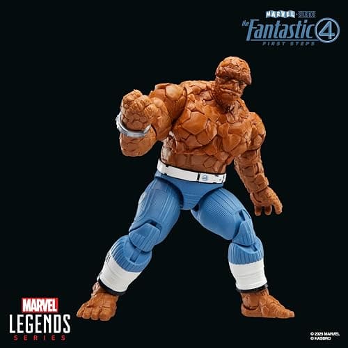 Marvel Legends Series The Thing, The Fantastic Four: First Steps Ben Grimm Movie Collectible 6 Inch Action Figure Toy thumbnail 8