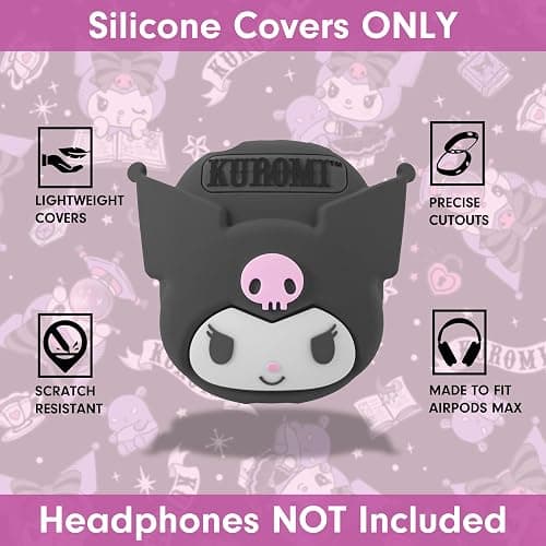 Sonix x Sanrio Protective Case Cover for AirPods Max Headphones | Silicone Cover Case | Kuromi thumbnail 3
