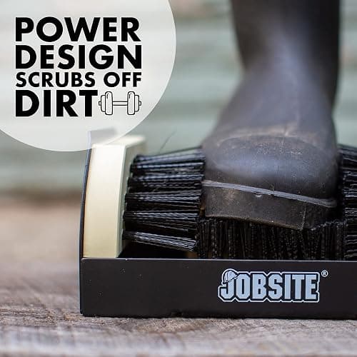 JobSite The Original Boot Scrubber - All Weather Industrial Shoe Cleaner & Scraper Brush thumbnail 3