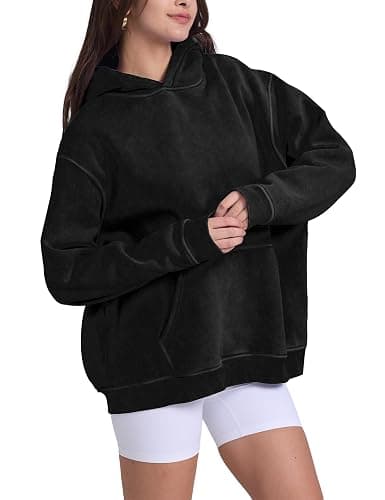 Hatant Oversized Hoodie Sweatshirts for Women Couples Heavyweight Hoodies Pullover Vintage Acid Wash Sweaters Pullover 2025 thumbnail 3
