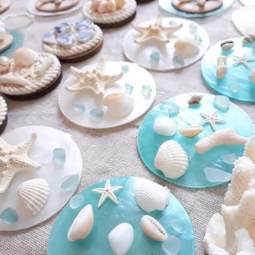 JQAQJU 3-4 Inches Large Starfish and Scallop Shells for Crafts 12PCS, Natural Beach Sea Shells for Crafting, Baking Shells Perfect for White Christmas Decor Beach Party Wedding Fishtank DIY Crafts thumbnail 7