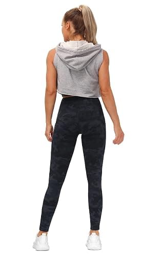 THE GYM PEOPLE Thick High Waist Yoga Pants with Pockets, Tummy Control Workout Running Yoga Leggings for Women thumbnail 5