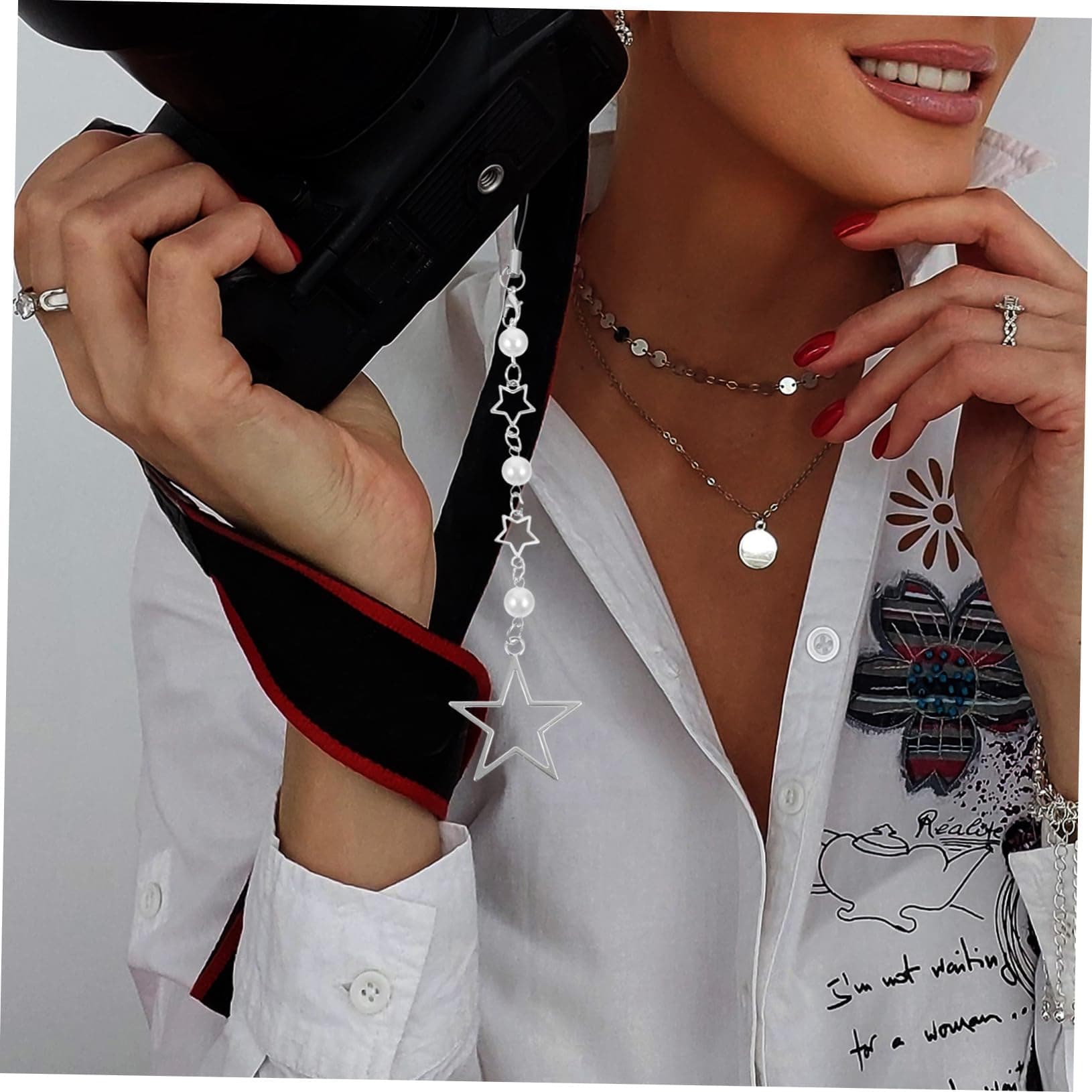 jojofuny Phone Charms Aesthetic Phone Strap Charm Alloy Mobile thumbnail 7
