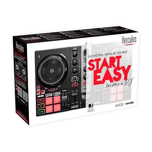 Hercules DJControl Inpulse 200 MK2 – Contrôleur DJ idéal pour apprendre à mixer - Logiciels et tutoriels inclus thumbnail 3