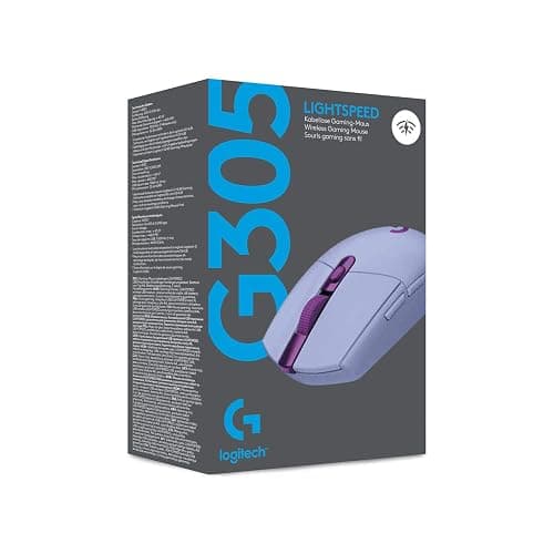 Logitech G305 LIGHTSPEED Wireless Gaming Mouse, Hero 12K Sensor, 12,000 DPI, Lightweight, 6 Programmable Buttons, 250h Battery Life, On-Board Memory, PC/Mac - Lilac thumbnail 10