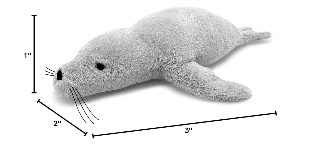 CSVBTRF Weighted Stuffed Animals, 2 lb, 23" Seal Plush Gift for Kids - Grey Hug Seal Plush Animals thumbnail 3