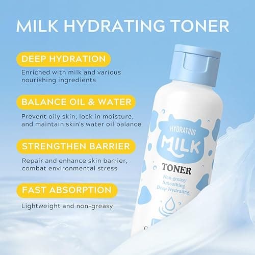 13Pcs Milk Skin Care for Kids - Milk Skincare for Teens 10-12 Cleaning & Hydrating & Nourish Skin, Kids Skin Care Set for Girls Ages 8-12 Ideal for Beginners - Beauty Gift Set for Women/Girls thumbnail 3