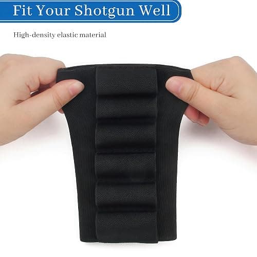 Coolrunner 8 Round Shotgun Shell Holder Buttstock Holder for 12/20 Gauge Ammo Tactical Shotgun Holder for Hunting thumbnail 3