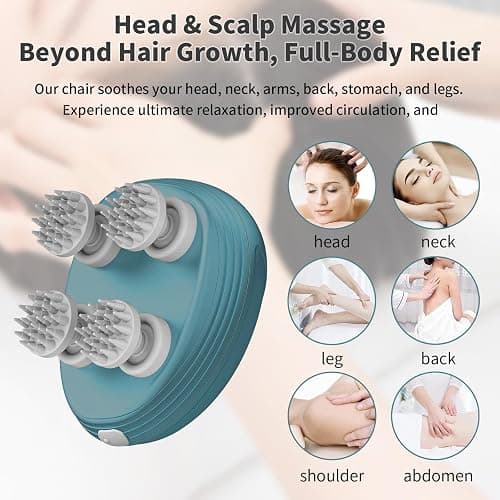COOBST Handheld Head Massager – Electric Scalp Massager for Self-Care or Headaches thumbnail 4