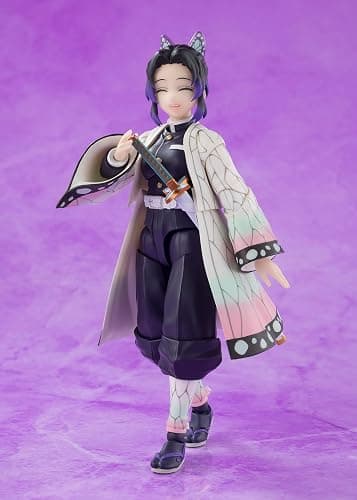 TAMASHII NATIONS - Demon Slayer: Kimetsu no Yaiba - Shinobu Kocho S.H.Figuarts Action Figure | Demon Slayer Kimetsu No Yaiba 6 Inch Action Figure S.H. Figuarts - Shinobu Kocho thumbnail 4