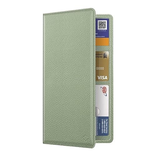 FINPAC Car Registration and Insurance Card Holder, Vehicle Glove Box Card Organizer Wallet Automobile Accessories for License - Image 1